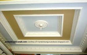 Rumah tingkat minimalis dengan bukaan maksimal. Gambar Desain Plafon Gypsum Gipsum Rumah Minimalis 46