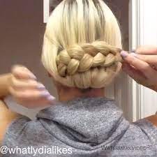 Lyd London On Instagram Press Play Hooped Braided Up Do Something A Little Different But Stil Hair Tutorial Diy Hairstyles Hair Videos