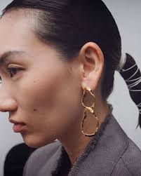 The Florence Earrings and Becky Cuff in @one_magazine Photography  @seung_rok Styling @kellyhartyyy & @aileentmarr Hair & Makeup  @catsmithmakeup Model @nyadora.j