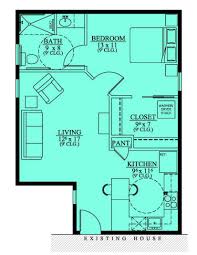 A two bedroom with a bit of privacy? Home Plans Inlaw Suites Smalltowndjs House Plans 106346