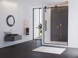 Even if you're in need of modern bathroom ideas on a budget, white laminate countertops and simple tile floors can offer a clean look. 7 Modern Shower Doors For Contemporary Baths Residential Products Online
