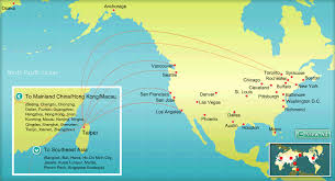 Provide competitive ocean and air freight rates from china to the usa. Eva Air Route Map North America