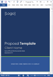 Proposal Templates (10 x MS Word Designs + 2 x Excel Spreadsheets ...