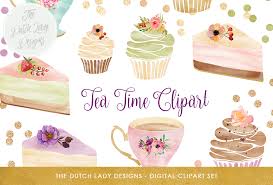 Check out our tea time clipart selection for the very best in unique or custom, handmade pieces from our поделки из бумаги shops. Watercolor Tea Time Clipart Set Cake Cupcakes Teacups Confetti Overlays Soft Pastels And Gold Grafik Von Daphnepopuliers Creative Fabrica