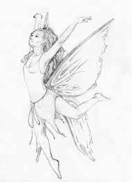 Flying Fairy Fly Drawing Fairy Drawings Drawings