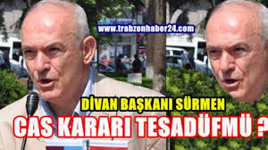 Trabzonspor Divan Başkanı Av.Ali Sürmen'den CAS Kararına gönderme