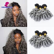 New 7a Double Weft Silver Grey Funmi Curly Hair Extensions 3 Bundles Brazilian Virgin Hair Curly Ombre Curly Hair Styles Curly Hair Extensions Hair Inspo Color