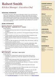 These professionals work long hours and their work is both physically and mentally challenging. Executive Chef Resume Samples Qwikresume