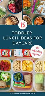 15 Toddler Lunch Ideas For Daycare No Reheating Required Recipe Healthy Toddler Meals Toddler Meals Daycare Meals