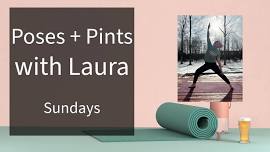 Poses + Pints with Laura at Elder Piper
