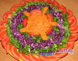 Lezzet I Mekan Salata Modelleri Salata Meze Sebze Oyma
