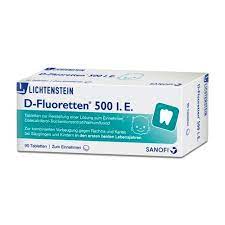 Vitamin D Fluoretten 500 I E Chinh Hang Từ đức Baby And Mom