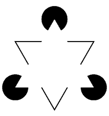 Triangle with circles on corners meaning. Kanizsa Triangle The Illusions Index
