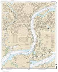 12313 delaware river philadelphia and camden waterfronts nautical chart