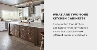 In the past, stained natural wood cabinets dominated every kitchen. Everything You Need To Know About Two Tone Kitchen Cabinets
