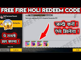 Gaming, free fire, india, trending, tricks. Free Fire Redeem Code Free Fire Holi Redeem Code Free Fire Holi Music Milestone Free Reward Youtube