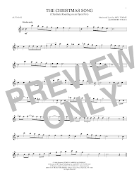 The Christmas Song Chestnuts Roasting On An Open Fire Alto Sax Solo