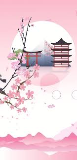 Pin By Shane D On Japanese Cherry Blossom Wallpaper Kawaii Wallpaper Cherry Blossom Wallpaper Blossoms Art