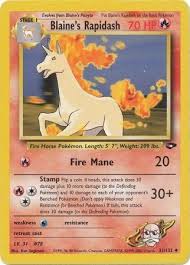 Maybe you would like to learn more about one of these? Blaine S Rapidash 33 132 Pokemon Trollandtoad