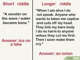 Rd.com humor riddles who doesn't love the satisfaction that comes with solving a good riddle? How To Make Up A Riddle 11 Steps With Pictures Wikihow