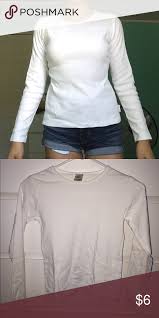 White Old Navy Long Sleeve T Shirt Sleeves Long Sleeve Tshirt Men Long Sleeve