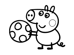 George peppa pig coloring pages. George Pig Coloring Novocom Top