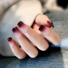 10x stiletto square acrylic nail uv gel nail extra long nail fake tip nail art i. Amazon Com Fdesigner Charm Fake Nails Long Square False Nail Decoration Full Cover Acrylic Nail Art Tips Coffin Press On Nail Glossy Artificial Nails Art Accessoris For Women And Girls Beauty