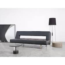 Faites votre choix parmi de nombreux canapés et fauteuils de luxe. Canape Convertible Au Meilleur Prix Canape Lit Design Revetement Polyurethanezzle Luxe Noir Leather Look Black Convertible 110 200 Cm Inside75