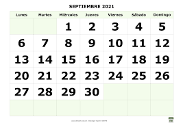 Descarga el pdf del calendario imprimible de septiembre 2021. Plantilla Calendario Septiembre 2021 Para Imprimir