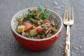 Salade De Lentilles Aux Tomate Et Au Concombre Du Foin Dans Mon Assiette Recette Tomate Salade De Lentilles Concombre