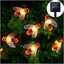 Das ist nicht nur praktisch, sondern auch umweltbewusst. Solar Led Bienen Lichterkette Mr Twinklelight 30 Led Warmweiss Aussen Wasserdichte Lichterkette Dekorative Fur Luzes Solares Do Jardim Luz Solar Fios De Luz Led