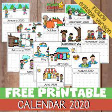 We have 10 cute designs for you to choose from. Free Printable 2020 Calendar For Kids Including An Editable Version