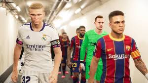 Un juego auténtico lleno de nobleza y emoción. Barcelona Vs Real Madrid Potential Lineup 2020 21 Ft Haaland Martinez Youtube