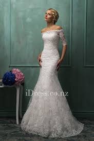 Two Piece Strapless Lace Overlay Mermaid Wedding Gown With Detachable Off Shoulder Sheer Lace Jacket Amelia Sposa Wedding Dress Wedding Dresses Beautiful Wedding Dresses