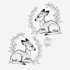 Pin By Robyn Jones On Tattoo Animal Drawings Deer Sketch Deer Drawing