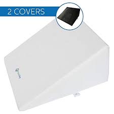 Turn any mattress into an adjustable hospital bed perfect for experience lavish comfort night after night with the therapedic comfort supreme bed wedge pillow. Med Joy Bed Wedge Pillow With 2 Covers 1 White 1 Grey Foam Wedge Pillow Acid Reflux Snoring Back Pain Elevated Bed Pillow With Layered Memory Foam Top 25 X 24 X 12 Inch On Galleon Philippines