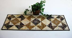 30 Free Table Runner Quilt Patterns And Table Topper Designs Table Runner Tutorial Coffee Table Runner Batik Table Runners