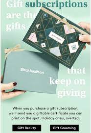 We did not find results for: Birchbox Gift Subscription Includes Printable Code Beautyboxes