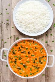 Give tofu a go with this tasty, filling recipe. Indian Coconut Chickpea Curry Easy Healthy Everyday Easy Eats