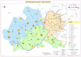 Delhi map by openstreetmap project. Revenue Maps Of District District South West Government Of Delhi India