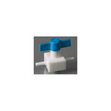 The block has two hydraulic connections. 2 Way Valve Ptfe For Tubes With Inner O 4 5 Mm