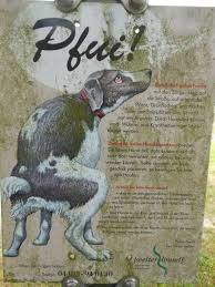 Schild Kackender Hund Hunde Hundebesitzer Dackel