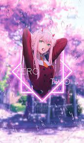Girl, horns, pink hair, anime, zero two (darling in the franxx) wallpaper. Darling In The Franxx Zerotwo Wallpaper By Zeydrex On Deviantart