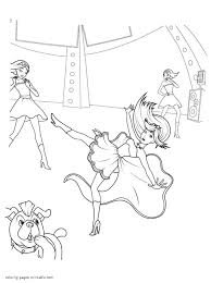 Printable colouring pages for girls. Coloring Page Barbie The Princess The Popstar Coloring Pages Printable Com