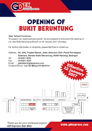 Jawatan kosong kementerian kesihatan malaysia mac 2021. Gd Express Sdn Bhd Gdex New Branch Bukit Beruntung No 49g Tingkat Bawah Jalan Adenium 2g 5 Pusat Perniagaan Adenium Bandar Bukit Beruntung 48300 Rawang Selangor Facebook