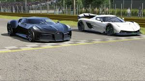 Bugatti La Voiture Noire Vs Koenisegg Jesko At Monza Full Course Bugatti Monza Racing Simulator