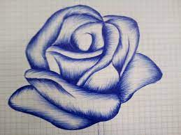As shown in the picture, draw a. How To Draw A Rose With Pen Novocom Top
