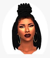 Popular african hair braiding of good quality and at affordable prices you can buy on aliexpress. Magdalena African Hair Braiding Sims 4 Cc Ebonix Hd Png Download Kindpng