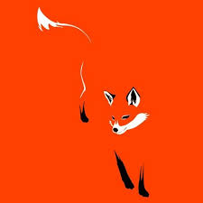 Black And Orange Fox Animal Also With A White Background And Black Fox Would Be Nice Or A Cat Made In A Same Way Fuchs Illustration Fuchs Kunst Fuchs Zeichnung