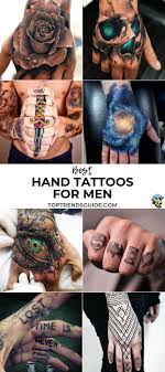 From animal tattoos to black fists, bones, skulls, lions and more, this picture gallery includes all types of unique ideas to inspire you. Best Hand Tattoos For Men Hand Tattoos For Guys Tattoos For Guys Cool Tattoos For Guys